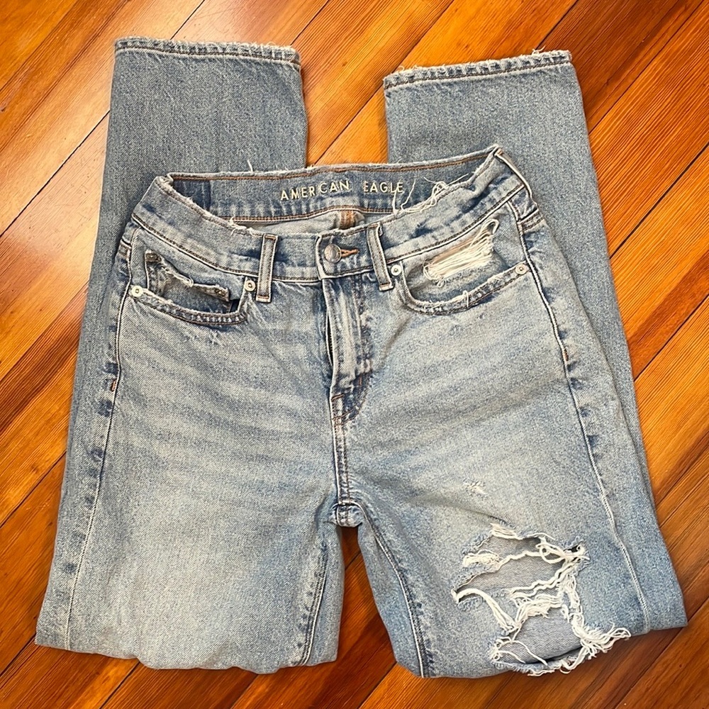 American Eagle ripped jeans